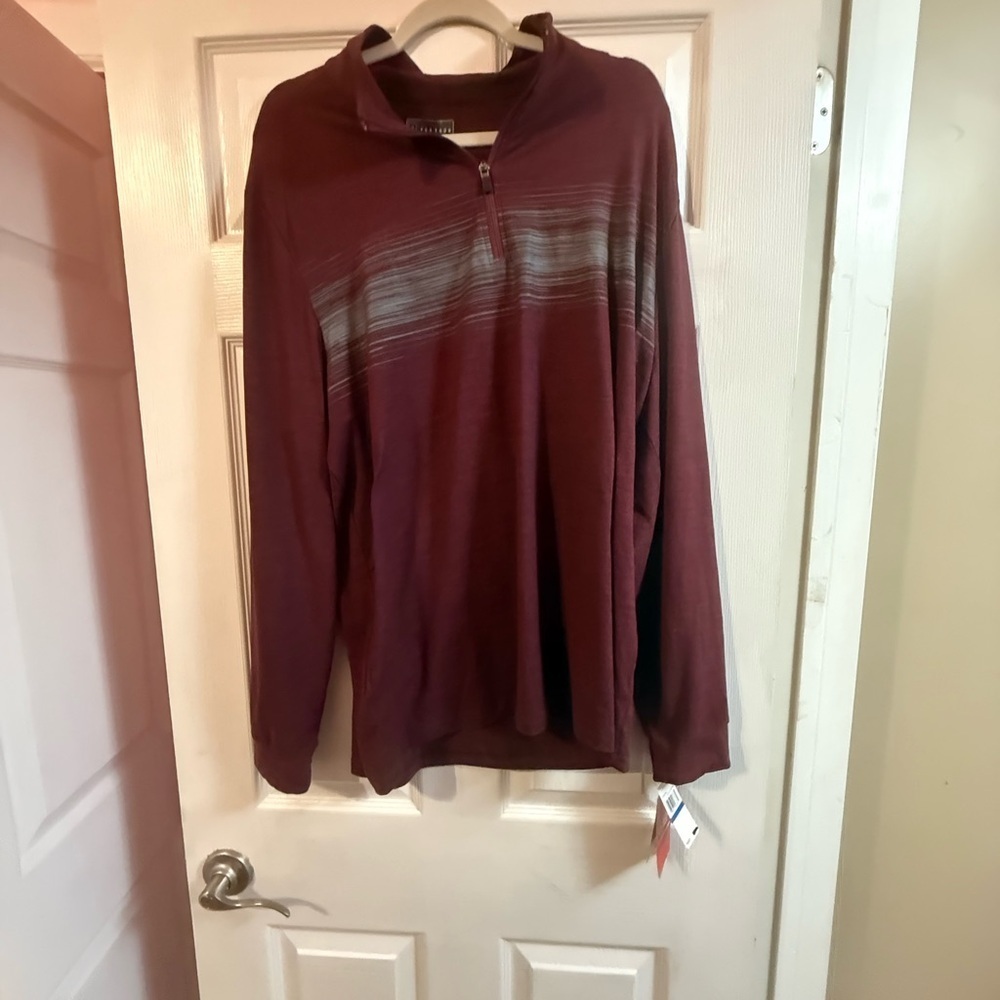 PGA Tour Burgundy Performance Pullover